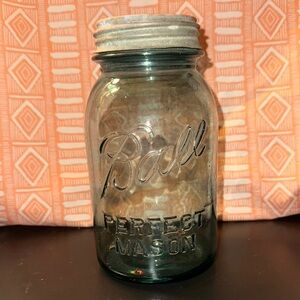 Ball Perfect Mason Jar - Green Glass